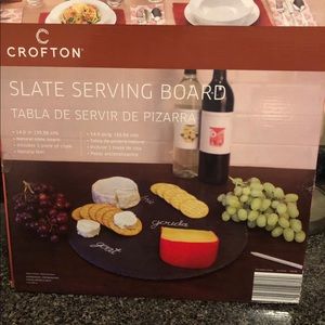 Crouton 14” slate serving board